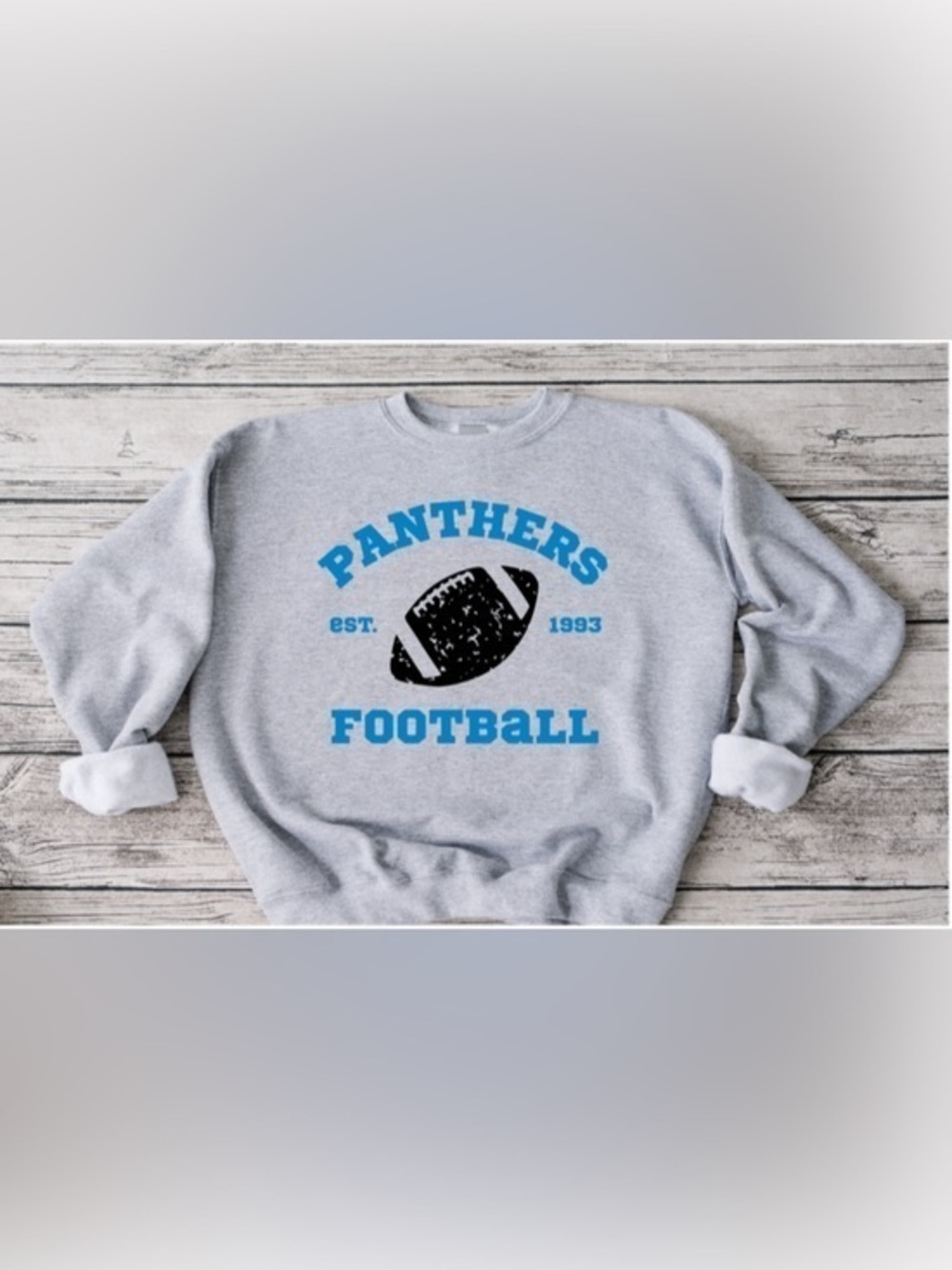 Panthers Retro Football Crewneck